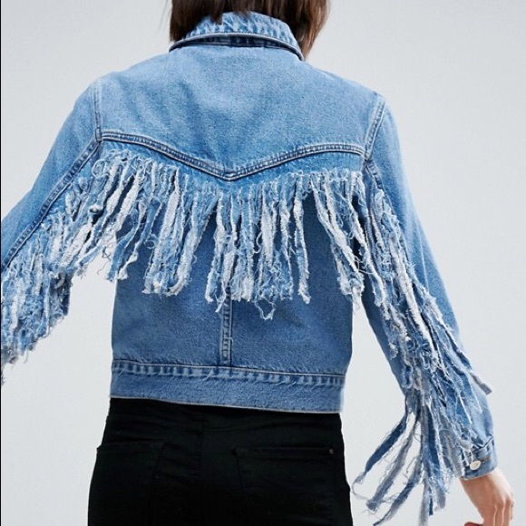 Fringe Denim Jacket - Picture 6 of 7